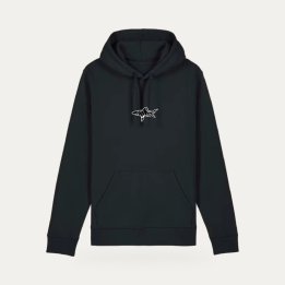 Hoodie Sharklife Sharkland noir et blanc