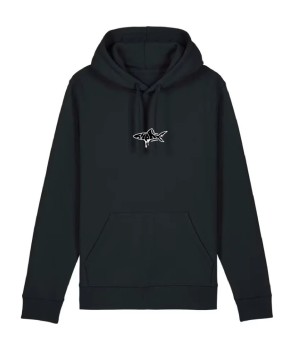 HOODIE SHARKLAND BLACK AND...